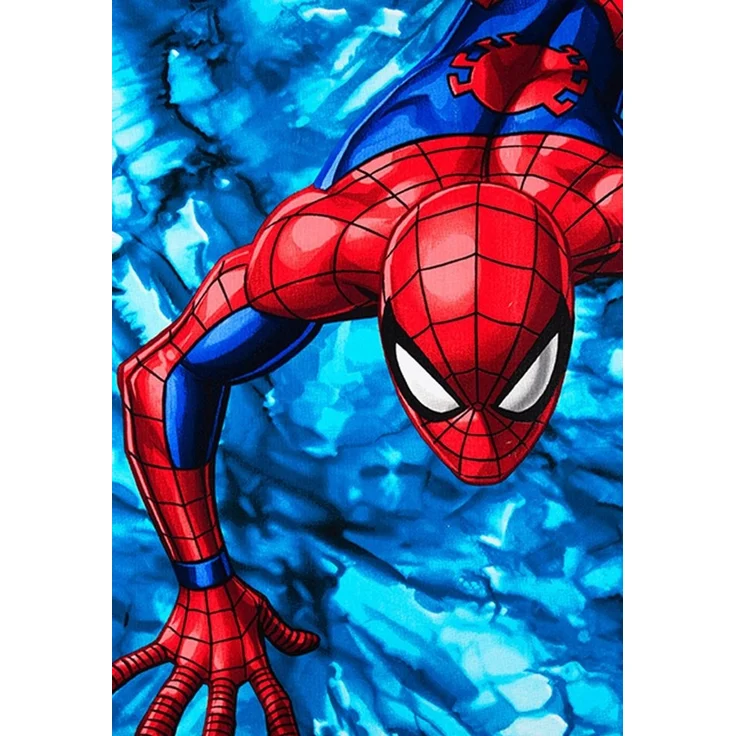 Spider-Man Badetuch 70x140 cm, Marvel Strandtuch Handtuch Kinder Jungen – Bild 2