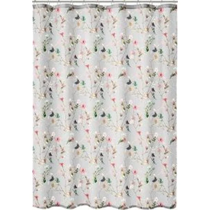 Kleine Wolke Duschvorhang Flores Breite 180 cm, mit beschwertem Saum und Vorhangringen – Bild 6