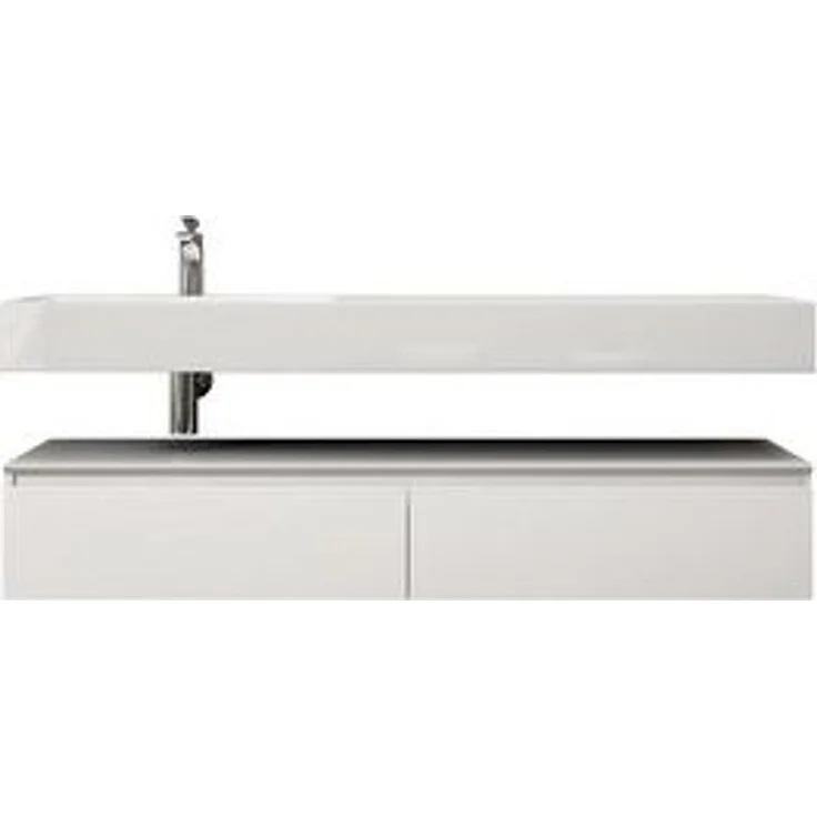 doporro Waschbeckenunterschrank Badmöbel Set Holzstruktur Schubladen Unterschrank Soft-Close MDF UP – Bild 6