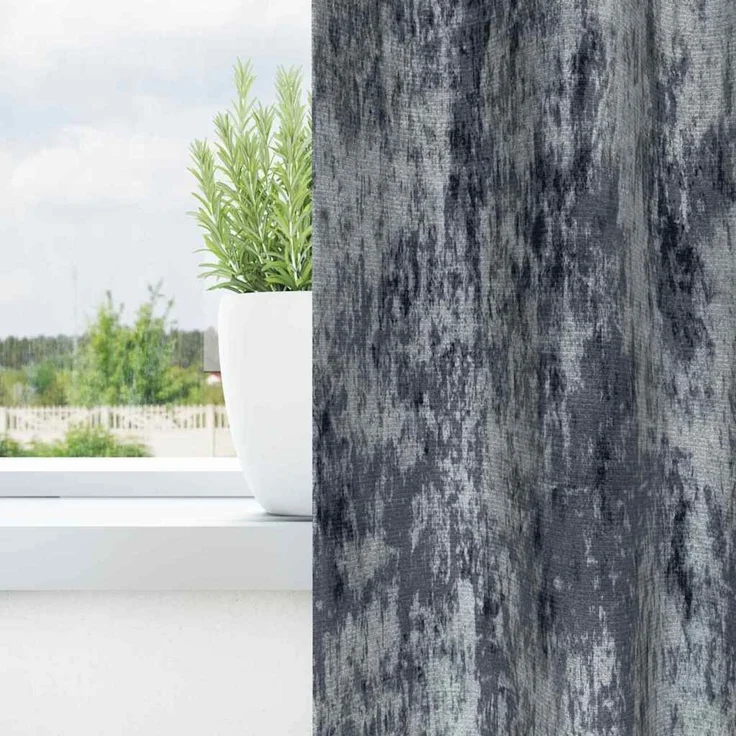 vidaXL Samtvorhänge 2 stk. Silber Grau 175 x 140 cm Samt 4107719 – Bild 3