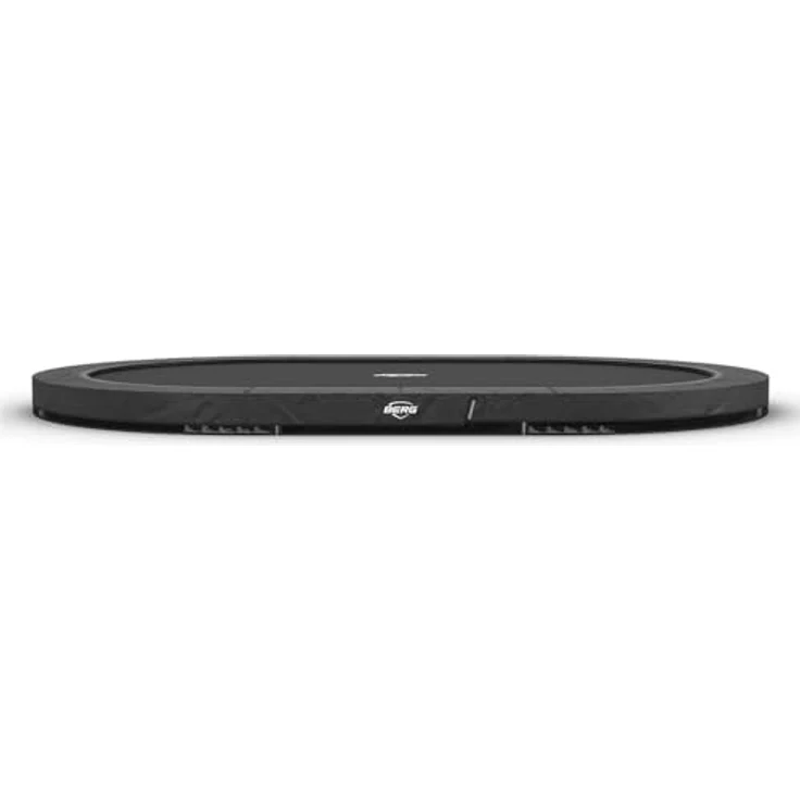 Berg Grand Champion InGround AirFlow Pro, ovales Trampolin 520 cm x 345 cm mit TwinSpring-Federn, grau – Bild 1