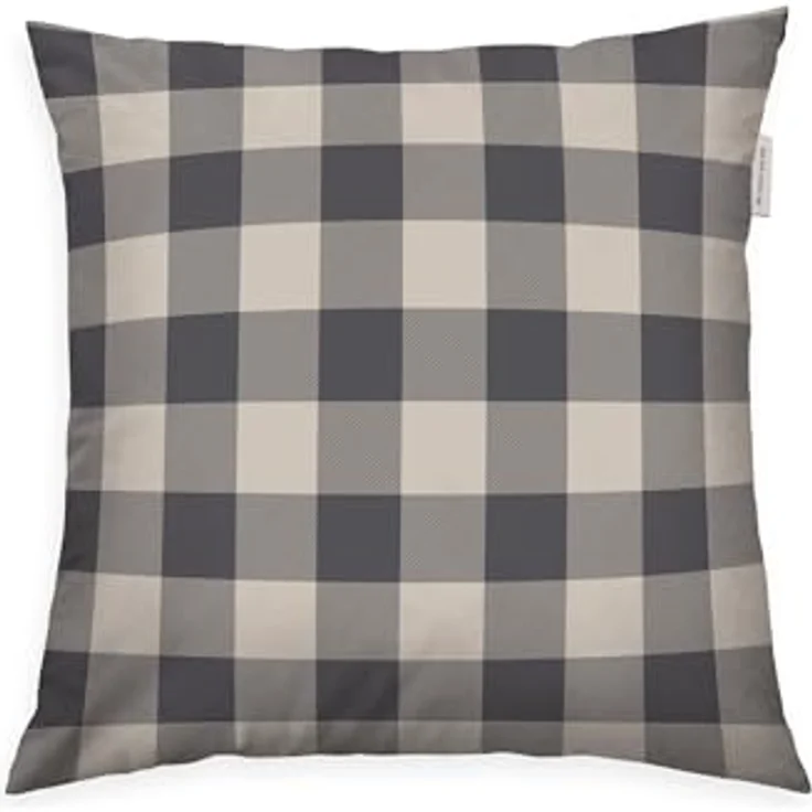 TOM TAILOR HOME Kissenbezüge new bedroom, Classic Check, 40x40cm oder 40x80cm, (1 Stück), Wendedesign mit Markenreißverschluss – Bild 2