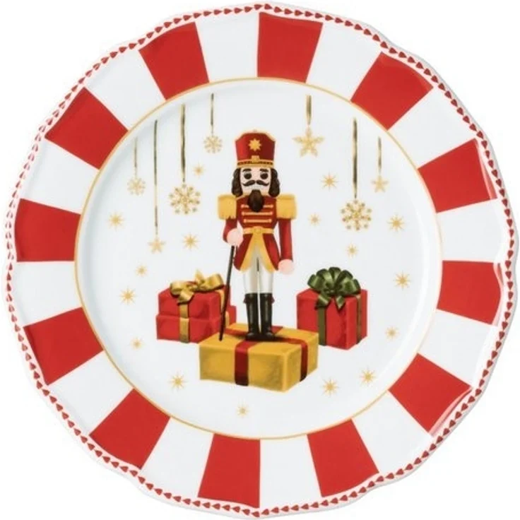 Hutschenreuther Teller flach 22 cm Christmas Love red – Bild 4