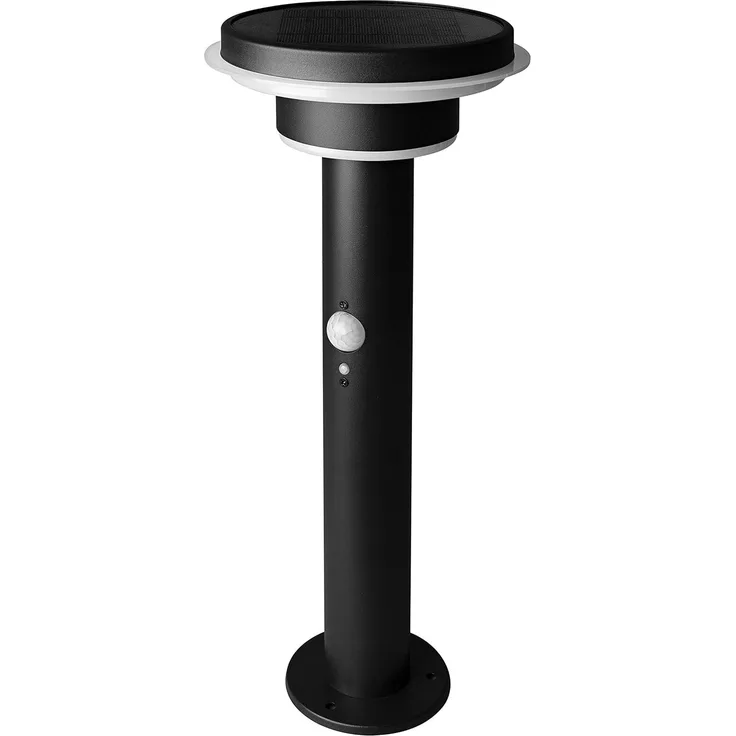 LEDVANCE Endura Style Solar Double Circle Post Double Circle 40CM 6W, black