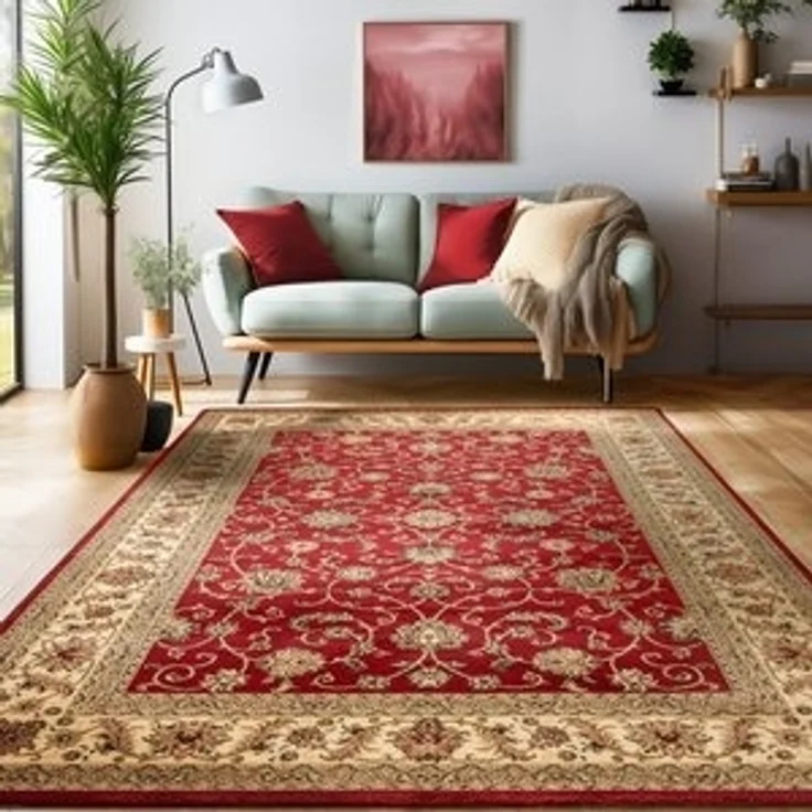 SIMPEX24 Orientteppich Orientalisch Design, Läufer, Höhe: 12 mm, Orinet Teppich Webteppich orientalischen Mustern Teppich Wohnzimmer – Bild 6