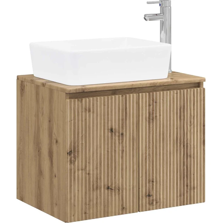 vidaXL Badezimmermöbel-Set Artisan-Eiche Holzwerkstoff 3404339 – Bild 2