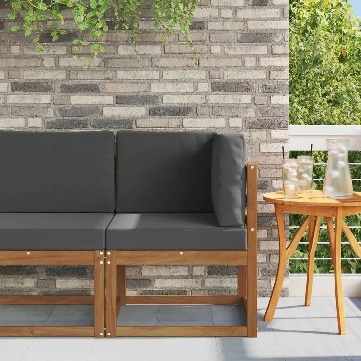 vidaXL Outdoor Ecksofa Massivholz Akazie 900466