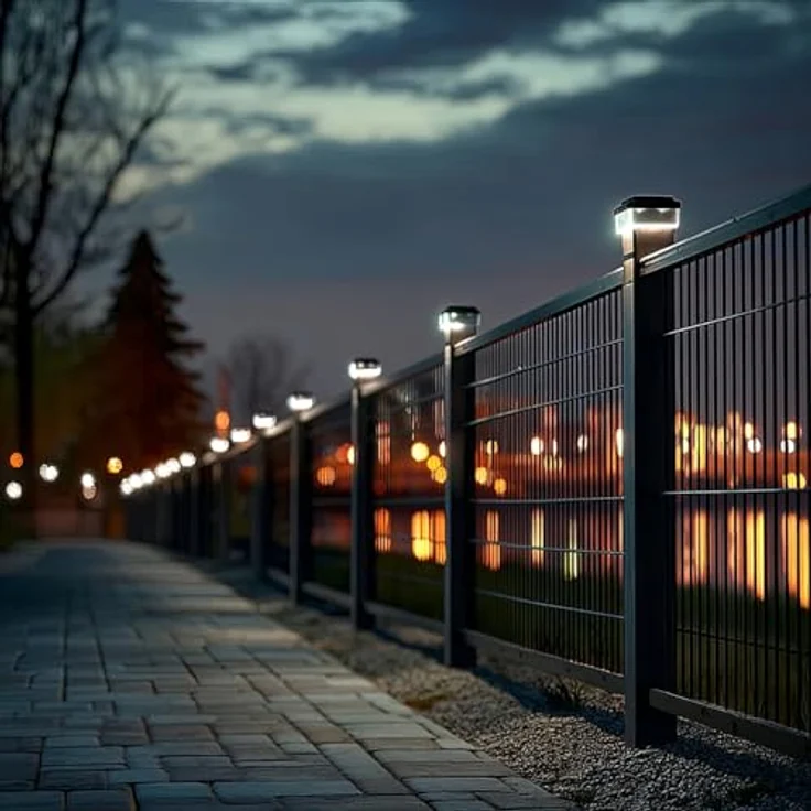 GreenBlue Solar LED Pollerleuchte 100×100 mm hüllenförmiges Lampendach 3200K GB128 WW – Bild 9