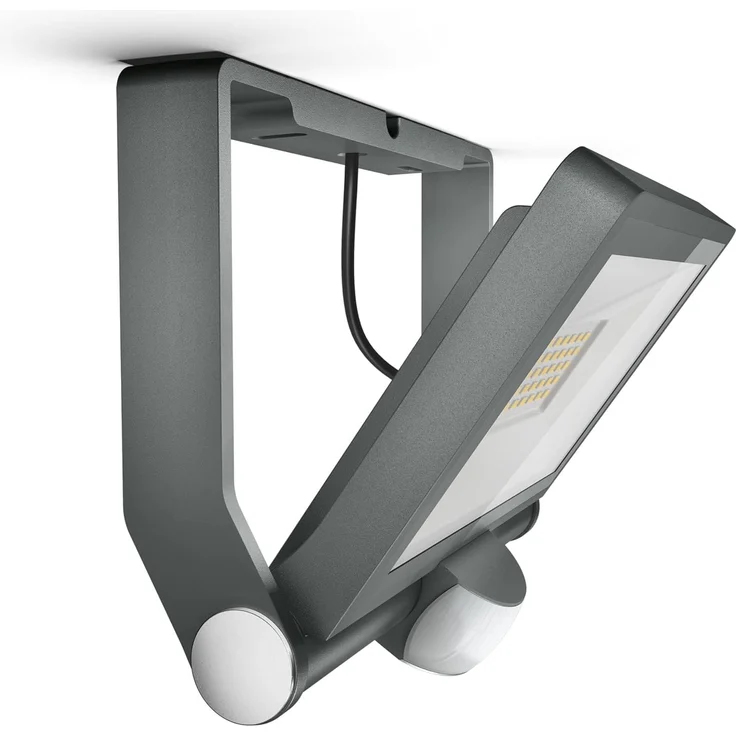 Steinel Sensor-Außenstrahler XLED ONE S anthrazit, 18,6 W Fluter mit 180°-Bewegungsmelder, 2050 lm, 3000 K warmweiß – Bild 4