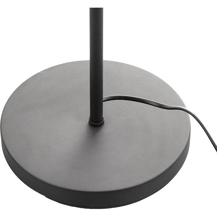 LED Stehleuchte, Käfig-Design, Metall-Grasgeflecht, H 150 cm – Bild 9