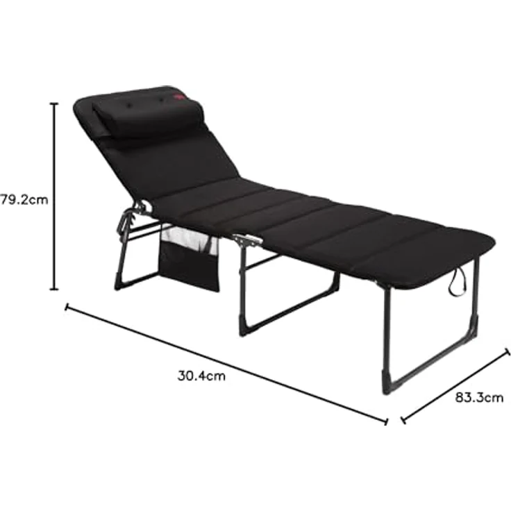 Crespo Dreibeinliege Air-Deluxe Alu – Bild 3