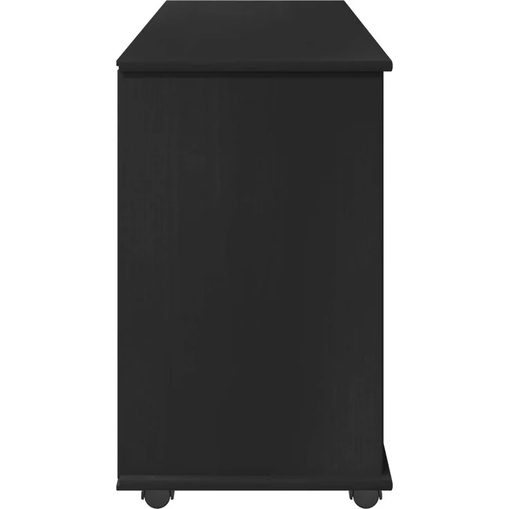 vidaXL Rollschrank MOSS 100 x 39 x 65,5 cm Massivholz Kiefer Schwarz 42028387 – Bild 6