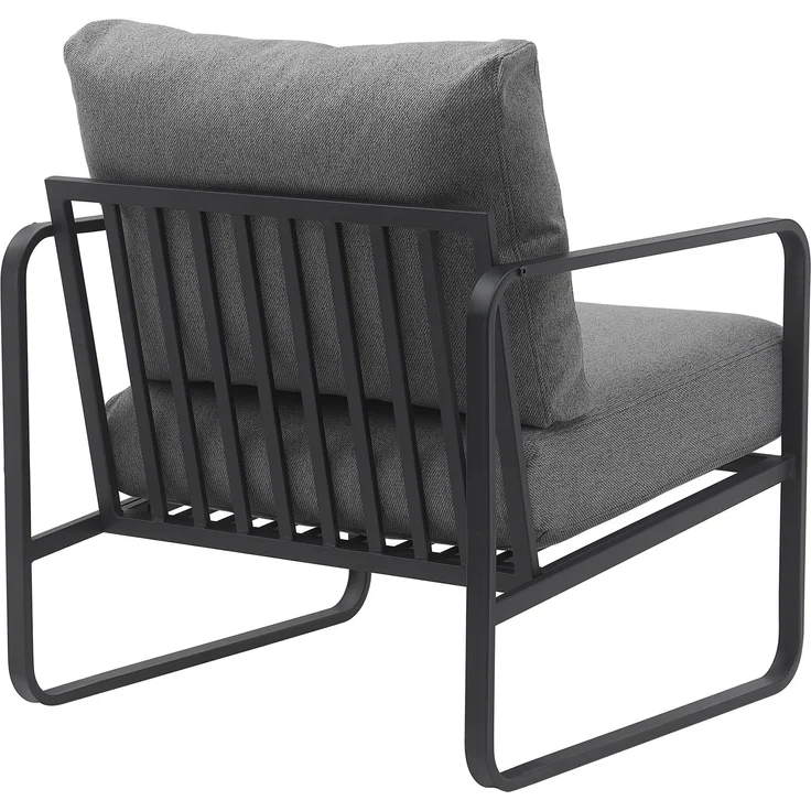 CLP Lounger Manea mit Metallgestell,dunkelgrau Stoff – Bild 5