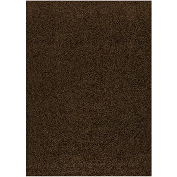 VIMODA Prime Shaggy Hochflor Langflor Teppich Einfarbig Modern Braun, Maße:140x200 cm – Bild 6