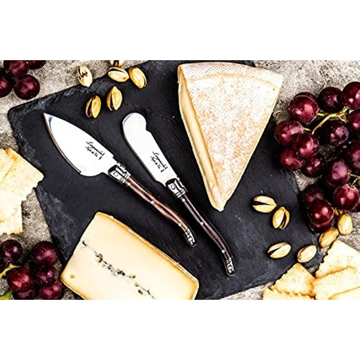 Laguiole Premium Line Messerset für Käse Dark Woo – Bild 3