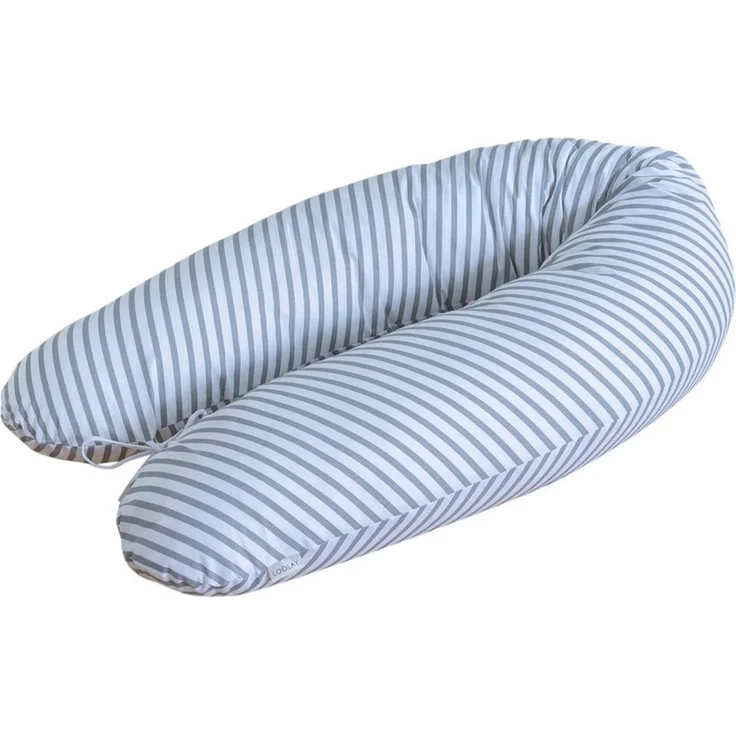 Loolay Seitenschläferkissen M/ L oder L/ XL Schwangerschaftskissen Stillkissen Schlafen Kissen, M/ L oder L/ XL Lagerungskissen + 100% Baumwolle Bezug 170 und 190 cm, Standard & X-LARGE Kissen SUPER Geschenk für Schwangern Seitenschläfer, LOOLAY® - 100... – Bild 1