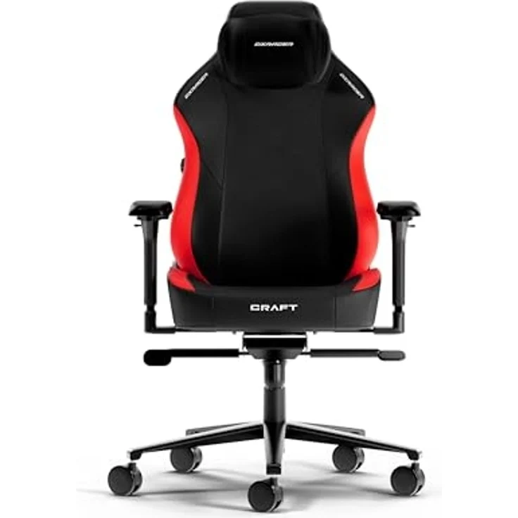 DXRacer CRAFT L Schwarz & Rot EPU Leder das Orginal Gaming Stuhl – Bild 3