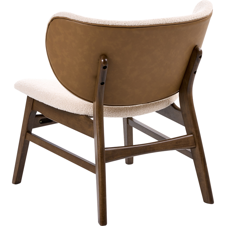 Sessel DAY Bouclé Braun Hellbeige – Bild 6