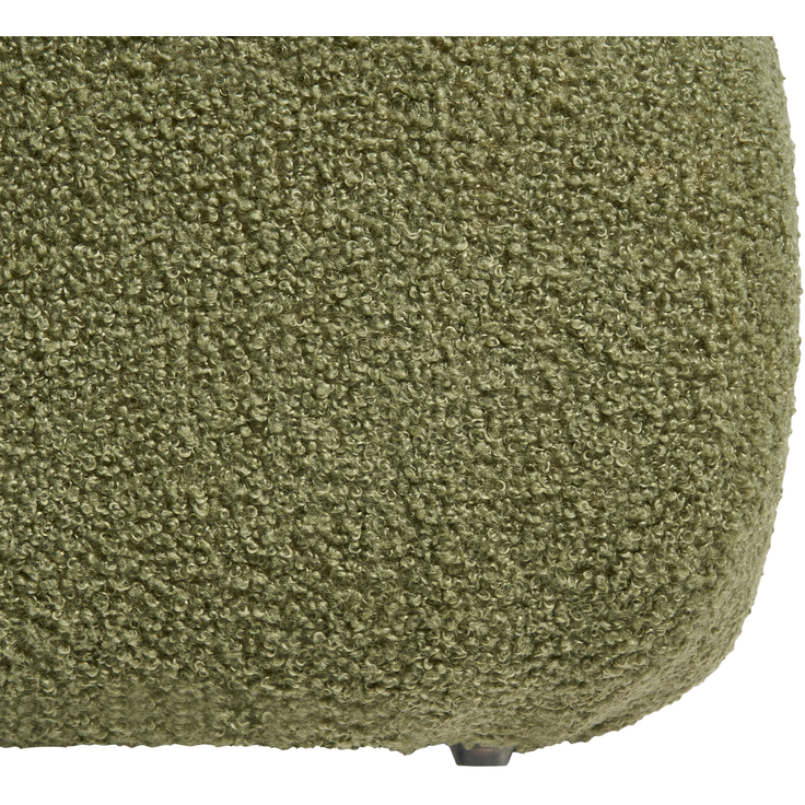 Pouf CALIENTE Bouclé Grün – Bild 7