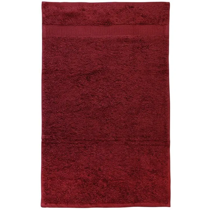 Cotonea Bio-Baumwolle Handtücher|Gästetuch 30x50 cm| bordeauxCotonea Bio-Baumwolle Handtücher