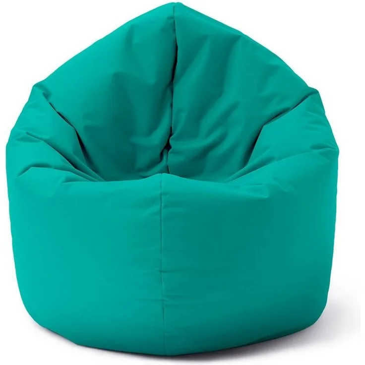 Lumaland 'Drops' Sitzsack, 2 in 1 Funktion, ESP-Füllung, Grün (Türkis), 300 l