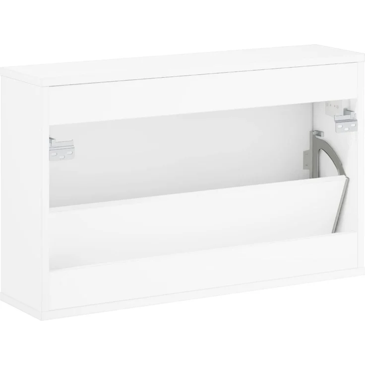 vidaXL Schuhschrank VENRAY 70 x 17 x 43 cm Holzwerkstoff Weiß 8020054 – Bild 7