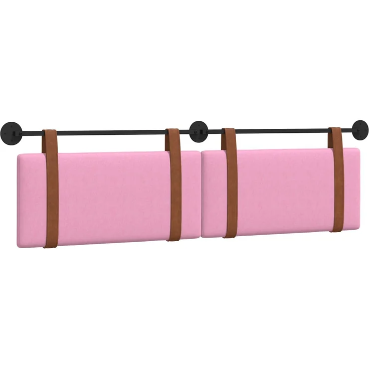 vidaXL Hängendes Kopfteil Rosa Antikes PU 5 x 170 x 55 cm – Bild 2