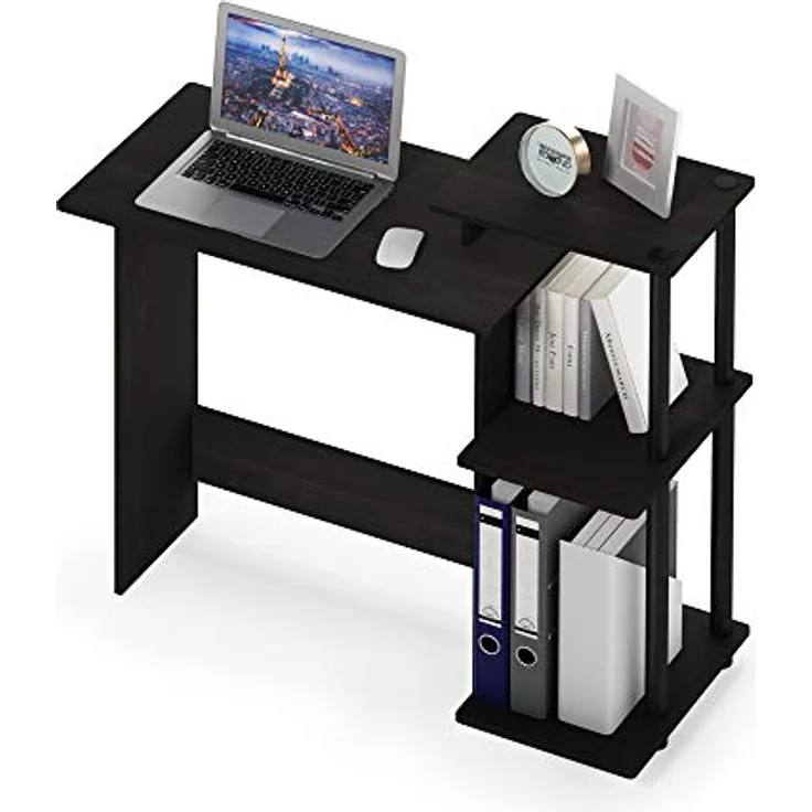 Furinno Efficient Home Computer Schreibtisch, PC-Tisch, Espresso/Schwarz, 100. 6 (Breite) x 85. 3 (Höhe) x 39. 6 (Tiefe) cm – Bild 8