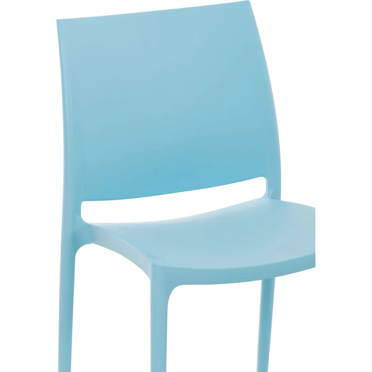 CLP 2er Set Stapelstühle Maya bis zu 130 kg belastbar,hellblau – Bild 8