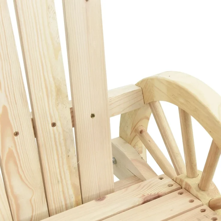 vidaXL Adirondack-Schaukelstühle 2 Stk. Massivholz Tanne 3207119 – Bild 8