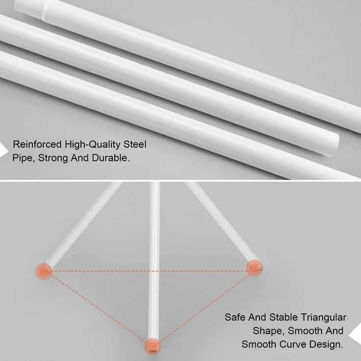 Youyijia Kleiderständer Garderobenständer mit 12 Haken – 175 cm Free-Standing Kleiderständer – Bild 2