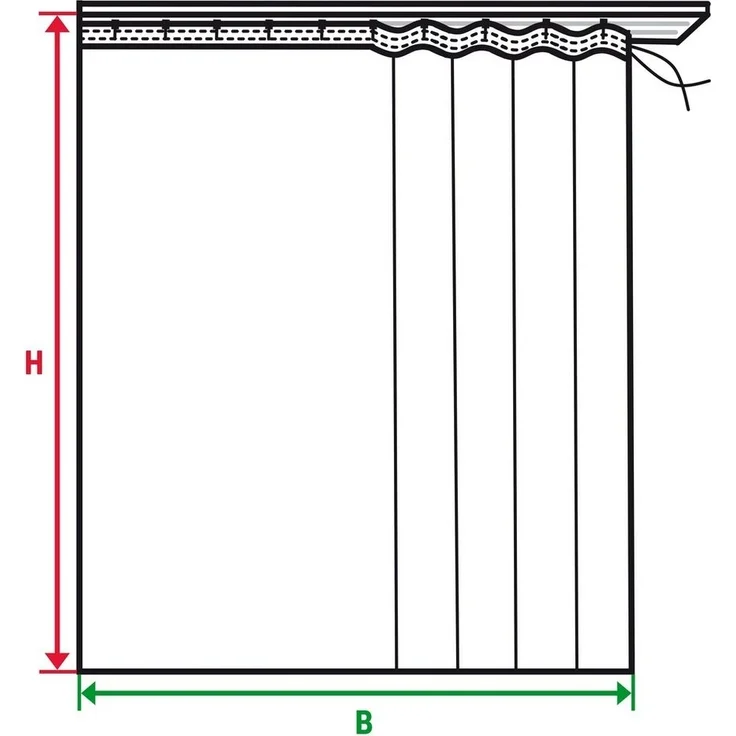 Weckbrodt Gardine Turin (1 St), Kräuselband, transparent, Voile, echte Stickerei, Voile, halbtransparent, Bordüre, Kante, Store – Bild 2