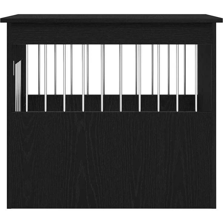 vidaXL Hundebox-Möbel Schwarze Eiche 55 x 75 x 65 cm Holzwerkstoff 862175 – Bild 7