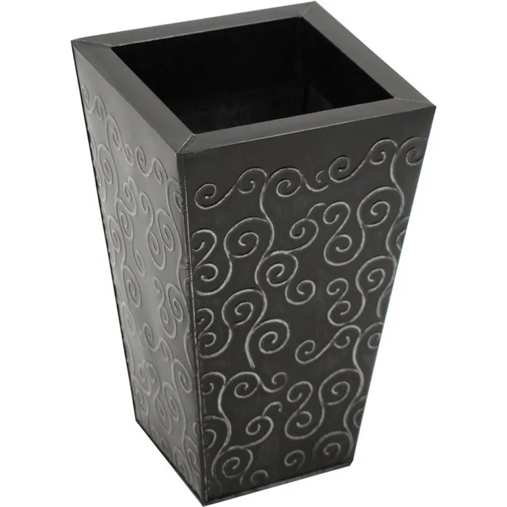 EUROPALMS Zinkübertopf, gemustert, 31cm