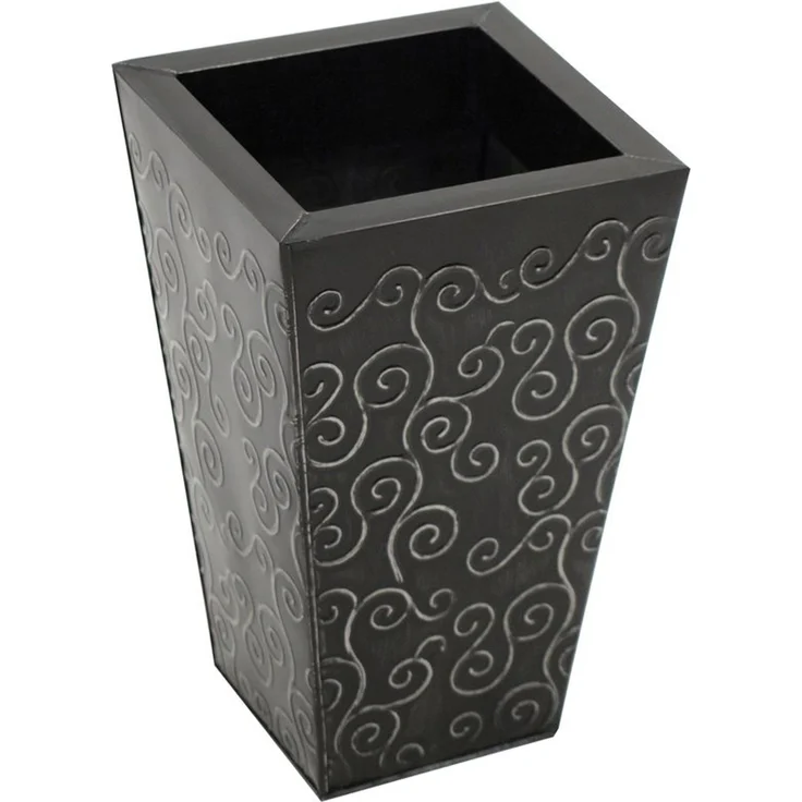 EUROPALMS Zinkübertopf, gemustert, 31cm