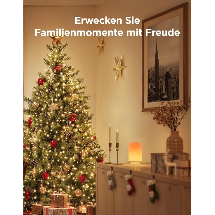 Govee Nachttischlampe Touch Dimmbar, LED Tischlampe RGBICWW, Steuerung von Alexa mit 64 Szenenmodi, 500 Lumen, Funktioniert mit Matter, 2700-6500k, für Wohnzimmer und Schlafzimmer – Bild 8