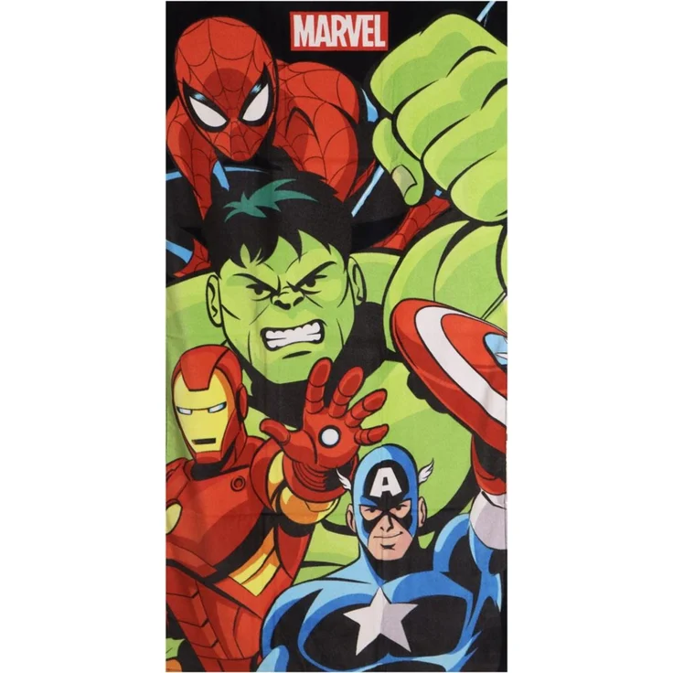 Avengers Strandtuch Kinder 70 × 140 cm aus 100% Baumwolle 250 gsm – Bild 1