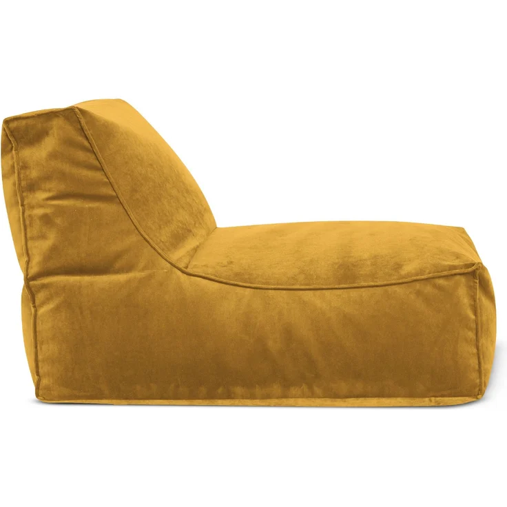 Sitting Point Sitzsack Marla Rock Samt senf – Bild 2