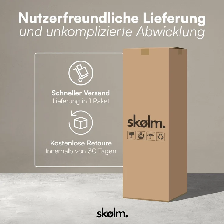 skølm 'Lofn' Modularer Sessel 1 Sitzer, 115x100 cm, Vollschaumcouch mit Metallgestell, Cord beige, Schlafsessel vakuumverpackt, kein Aufbau erforderlich – Bild 10