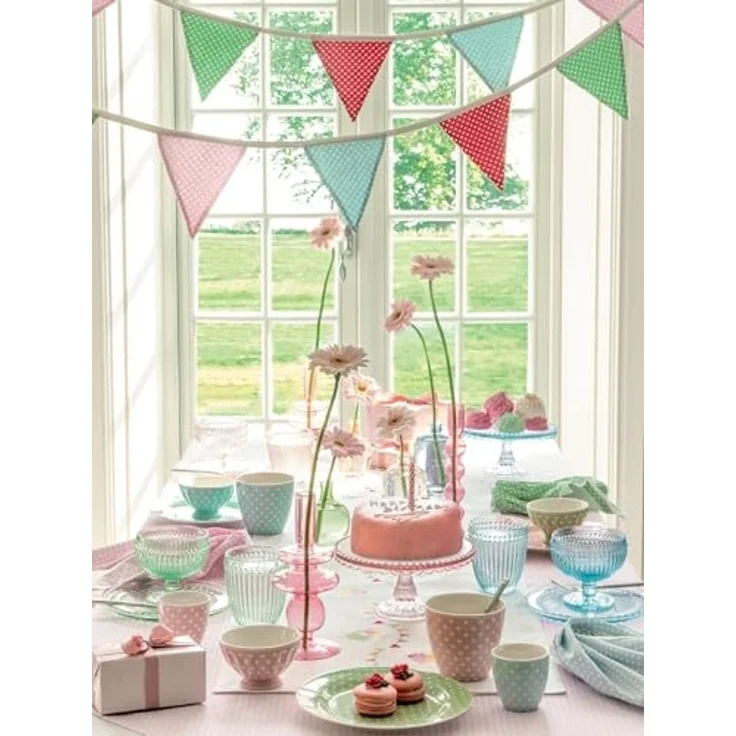 Greengate Tischdecke Dotty Tischdecke pale pink 150x150cm – Bild 3