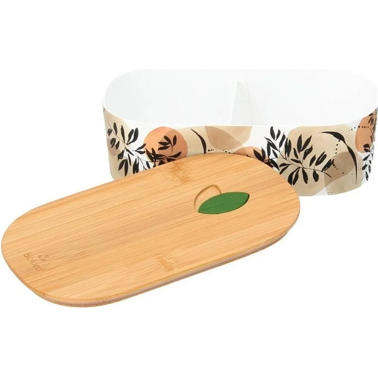 chic mic GmbH Lunchbox Chic Mic bioloco plant lunchbox Brotdose sunset over iwami oval, PLA (Kunststoff aus Pflanzenzucker), (2-tlg) – Bild 3