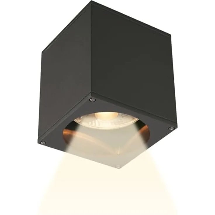 SLV No. 229555 BIG THEO CEILING OUT Deckenleuchte eckig anthrazit ES111 max. 75W
