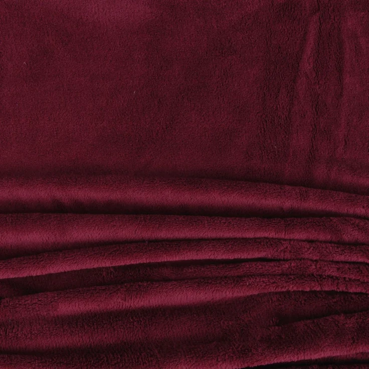 Kuscheldecke 220cm x 240cm rotbraun - kastanienbraun – Bild 3