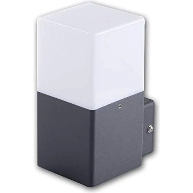 Kanlux VADRA 16L-UP 29010 Außenwandleuchte LED E27, spritzwassergeschützt, anthrazit, robustes Aluminiumgehäuse