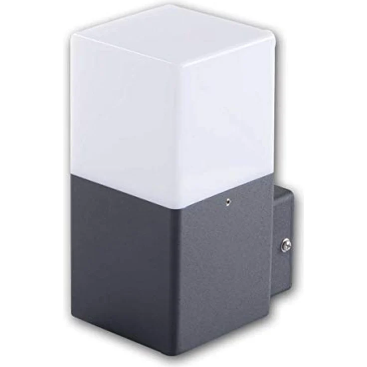 Kanlux VADRA 16L-UP 29010 Außenwandleuchte LED E27, spritzwassergeschützt, anthrazit, robustes Aluminiumgehäuse – Bild 1
