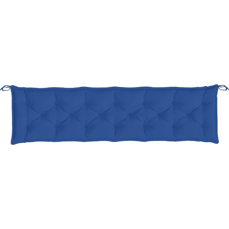 vidaXL Gartenbank-Auflagen 2 Stk. Blau 200x50x7 cm Oxford-Gewebe 361745 – Bild 5