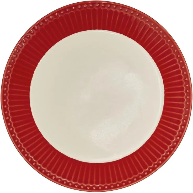 Greengate Frühstücksteller Alice Frühstücksteller red 23 cm