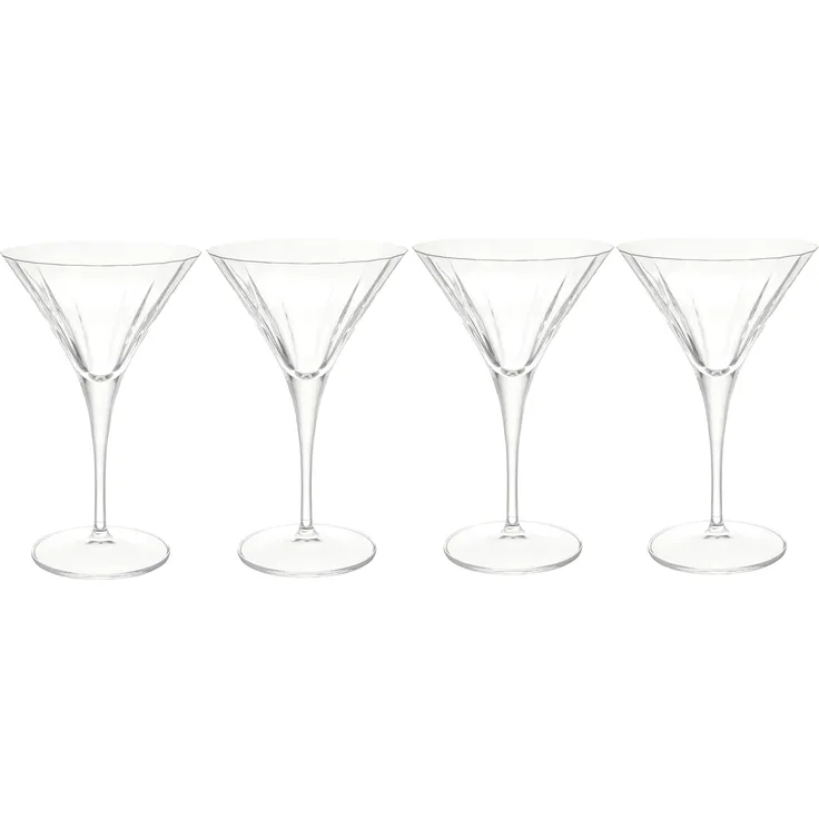 Luigi Bormioli Martiniglas/cocktailglas Bach 26 cl 4 stk. Klar