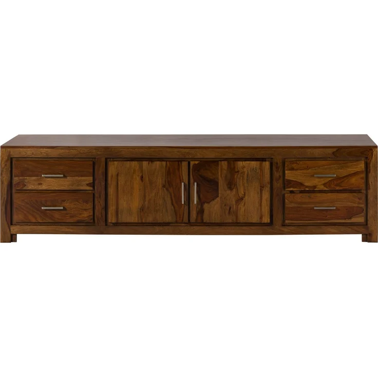 TV-Board Sheesham 220x50x56 braun lackiert METRO LIFE #140 – Bild 6