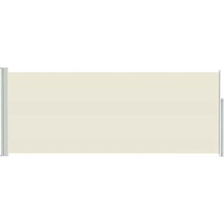 Ausziehbare Seitenmarkise, Sichtschutz 120x300 cm Creme – Bild 4